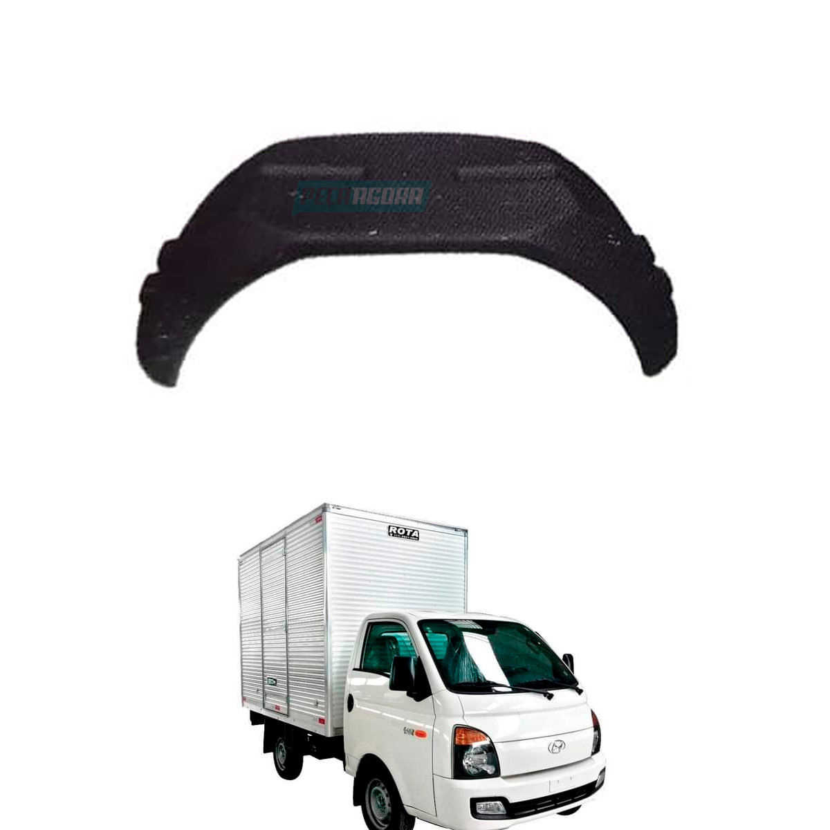 PARALAMA TRASEIRO DIREITO HYUNDAI HR KIA BONGO K2500 FIBRA (500.903)