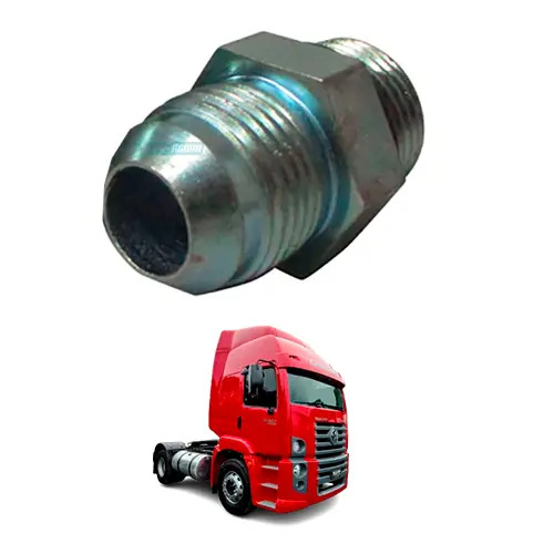 CONEXAO CAIXA DIRECAO HIDRAULICA TUBO PRESSAO VW CONSTELLATION 19320 25320 19370