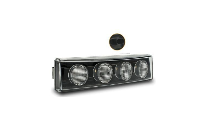 LANTERNA QUEBRA SOL SAIDA CONECTOR (LED) SCANIA CAMINHAO P G R T  SERIE 4 SERIE 
