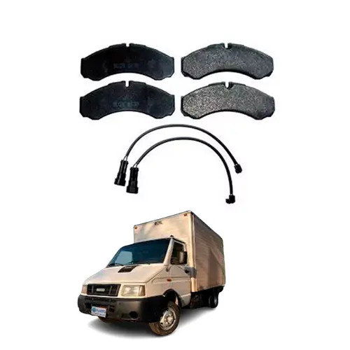 PASTILHA FREIO DIANTEIRO TRASEIRO PARA IVECO DAILY 35.8 35.10 35.12 49.12 55C16 