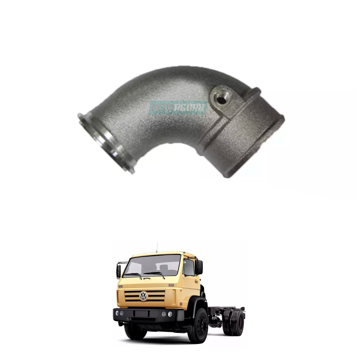 TUBO TRANSFERENCIA AR TURBINA MOTOR CUMMINS VW 17300 26300 40300 26220 26310 262