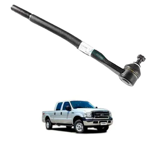 TERMINAL DIRECAO LONGO BARRA CURTA LE ESQUERDO FORD F250 F350 98 DIANTE  
 (2C35