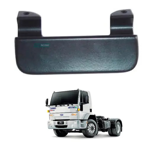 MACANETA EXTERNA PORTA DIR ESQ ALUMINIO FORD CARGO  (86HUE22404BA_)