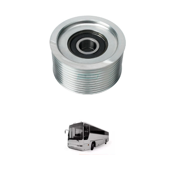POLIA COMPRESSOR AR CONDICIONADO ESTRIADA VOLVO ONIBUS B12B / B12M / B11R / B10B