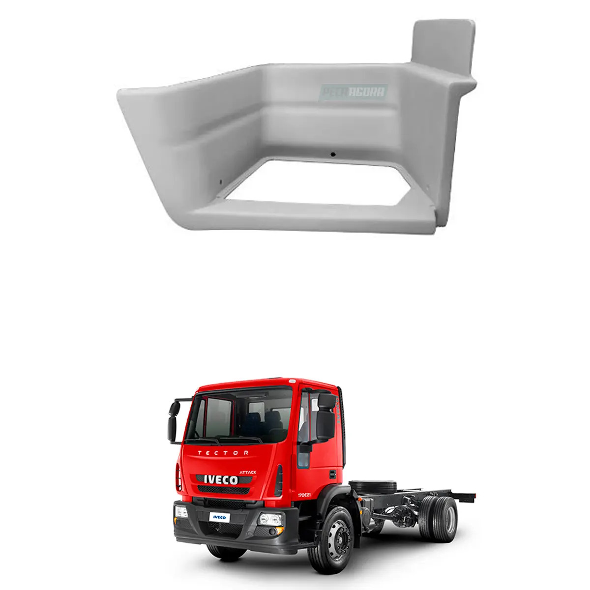 ESTRIBO DIREITO PARA IVECO CURSOR 180C33 180E33 450E33 450C33 TECTOR 150E21 170E