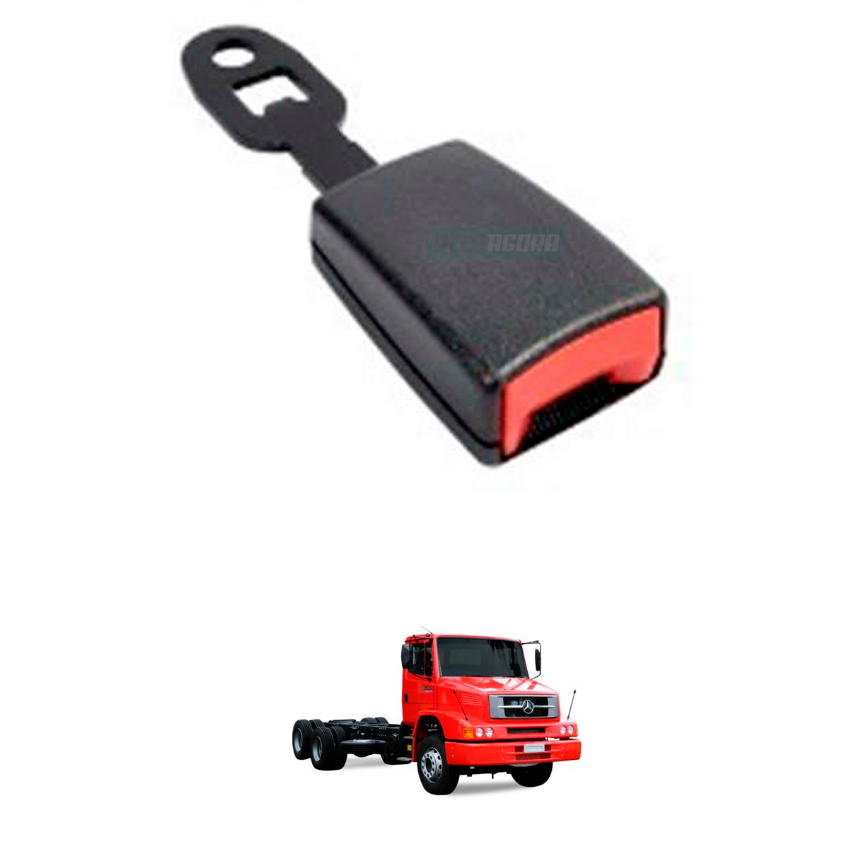 HASTE CINTO SEGURANCA RIGIDA MERCEDES BENZ 1620 BICUDO /MITSUBISHI L 200 ESPECIA