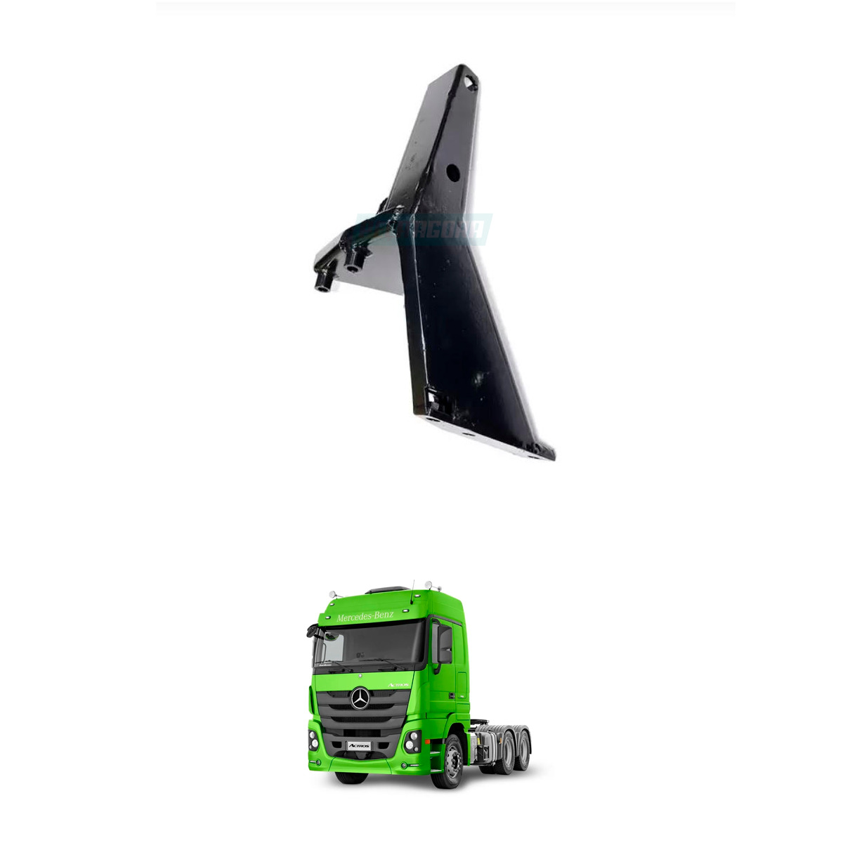 SUPORTE ESTRIBO ESQUERDO MB ACTROS (9436660178-SP1761E)