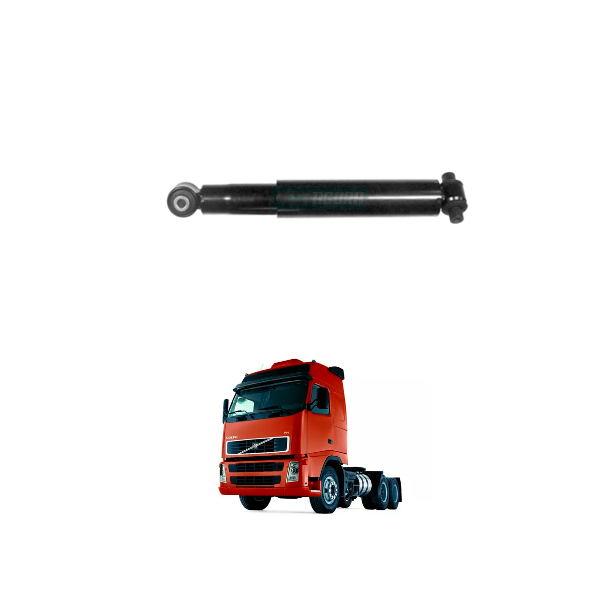AMORTECEDOR SUSPENSAO DIANTEIRA VOLVO FH12 NH12 FM12 (20374545,)