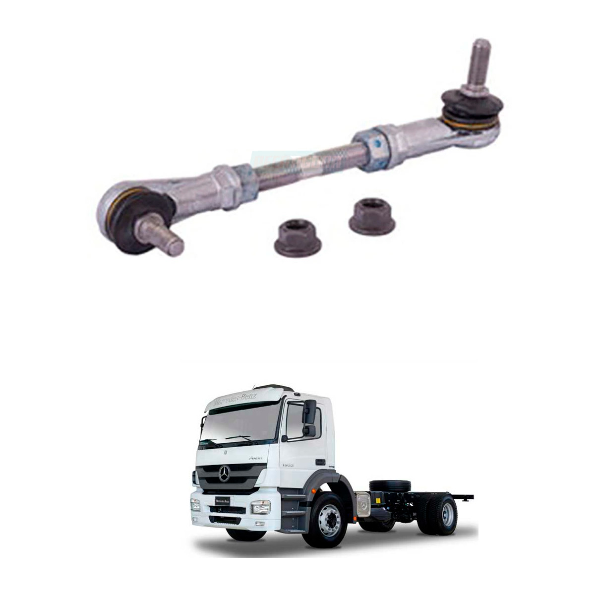 TIRANTE CAMBIO 195MM CAMBIO G211 G240 G221 MB AXOR 1933 2035 2036 2040 2044 2533