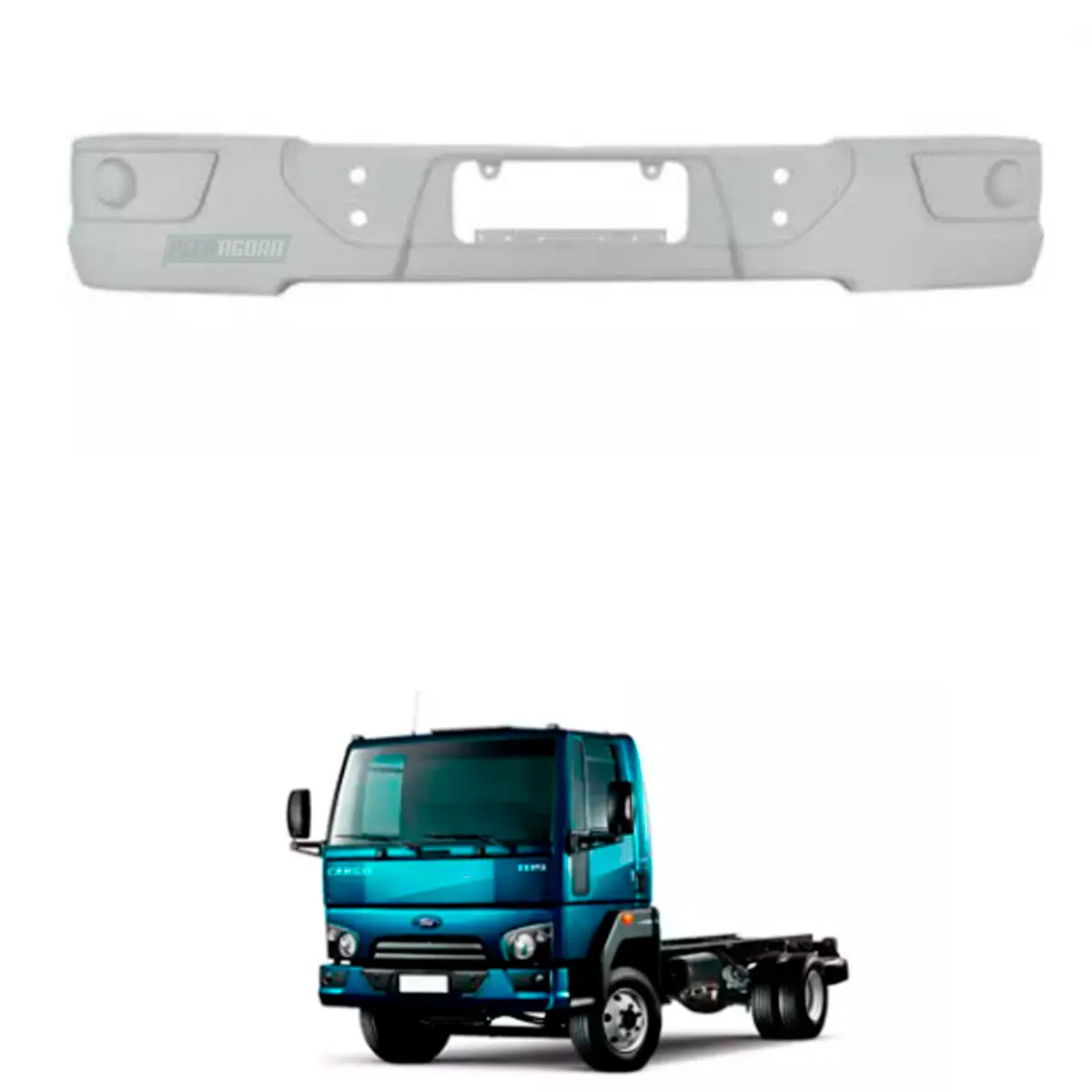 PARACHOQUE DIANTEIRO FORD CARGO 816 1119 2013 DIANTE PLASTICO ABS (EC4517757AAXW