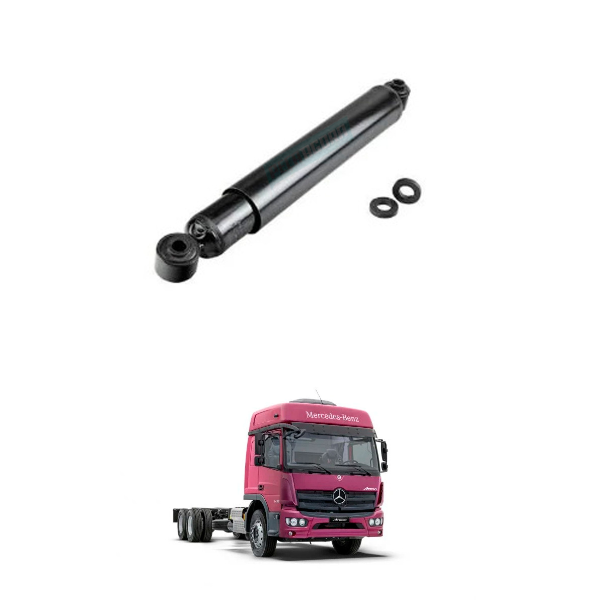 AMORTECEDOR DIANTEIRO SUSPENSAO MBB ATEGO 2423 2425 2428 2429 (9583230400)