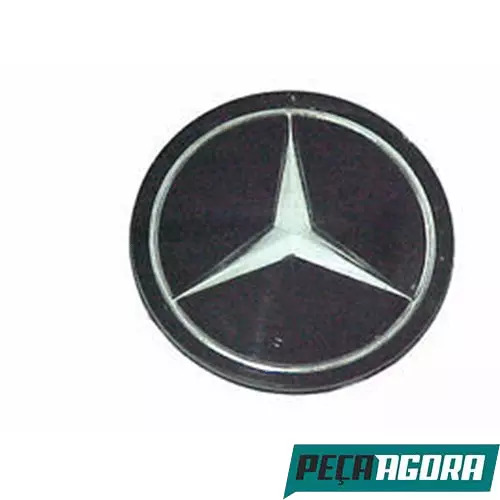 CAIXA 2 ADESIVO EMBLEMA VOLANTE MERCEDES BENZ 709 H 1618 55MM  (CX.1264640032**2