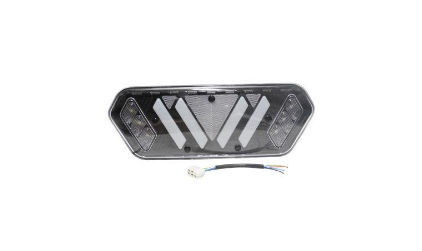 LANTERNA TRASEIRA MASCARA NEGRA LD (L741XMN)