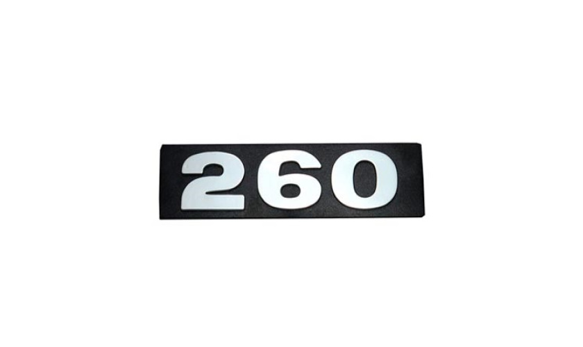 LETREIRO FRONTAL POTENCIA 260 PARA SCANIA CAMINHAO SERIE 4 (1365121,)