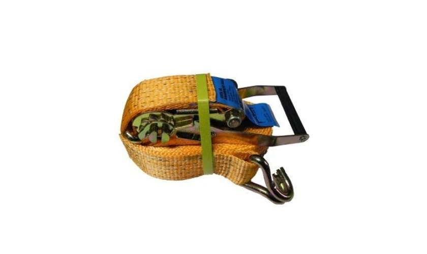 CONJUNTO CINTA AMARELA C/ CATRACA MEDIDAS 50MM X 9 METROS, PESO 5 TONELADAS, GAN