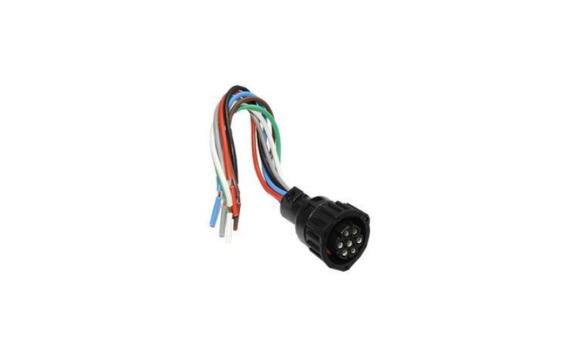 CHICOTE ADAPTACAO CONECTOR CR ROSCADO 7 VIAS - COMPRIMENTO 180MM - CONECTOR FEME