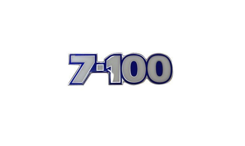 EMBLEMA COLANTE LATERAL 7100 SERIE AZUL VW 7100 (2RD853687C)