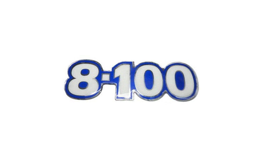 EMBLEMA COLANTE LATERAL 8100 SERIE AZUL VW 8100 (2RD853687,)