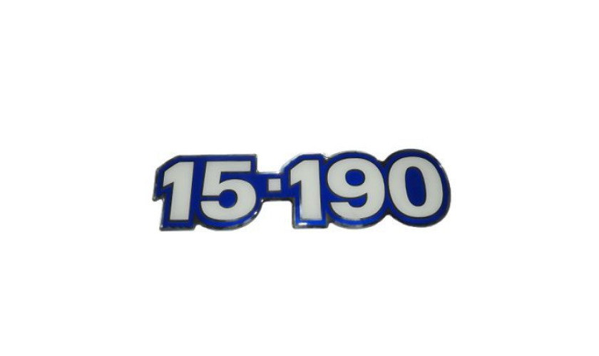 EMBLEMA COLANTE LATERAL 15190 SERIE AZUL VW 15190 (2S0854691A)