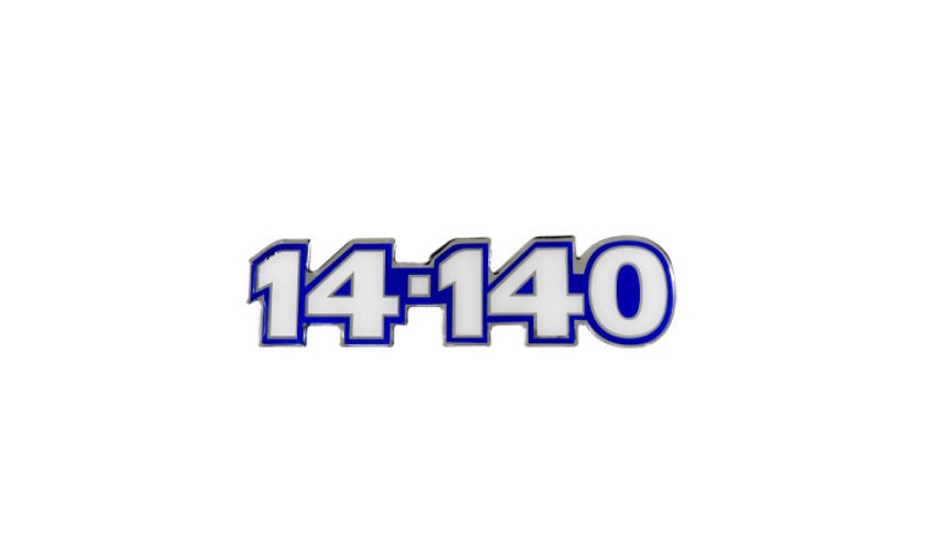 EMBLEMA COLANTE FRONTAL 14140 SERIE AZUL VW 14140 (T14853751)