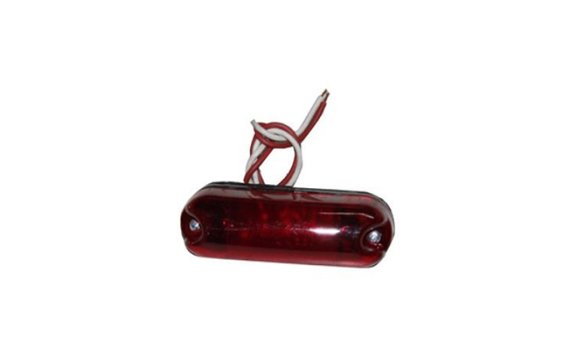 LANTERNA DELIMITADORA VERMELHA CARRETAS BAU, OVAL (480VM)