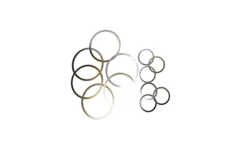 JOGO CALCOS AJUSTE ROLAMENTO DIFERENCIAL DANA 286 MENOR FORD CARGO 814 712 95 A 