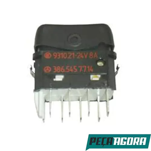 INTERRUPTOR TECLA LUZ FAROL FREIO MOTOR MB O400 HPN MERCEDES BENZ  (3865457714)