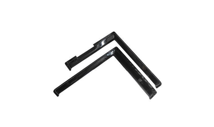 CALHA CHUVA JOGO CURVA FUME ACRILICA SEM RECO PARA IVECO EUROCARGO EUROTECH TRAK