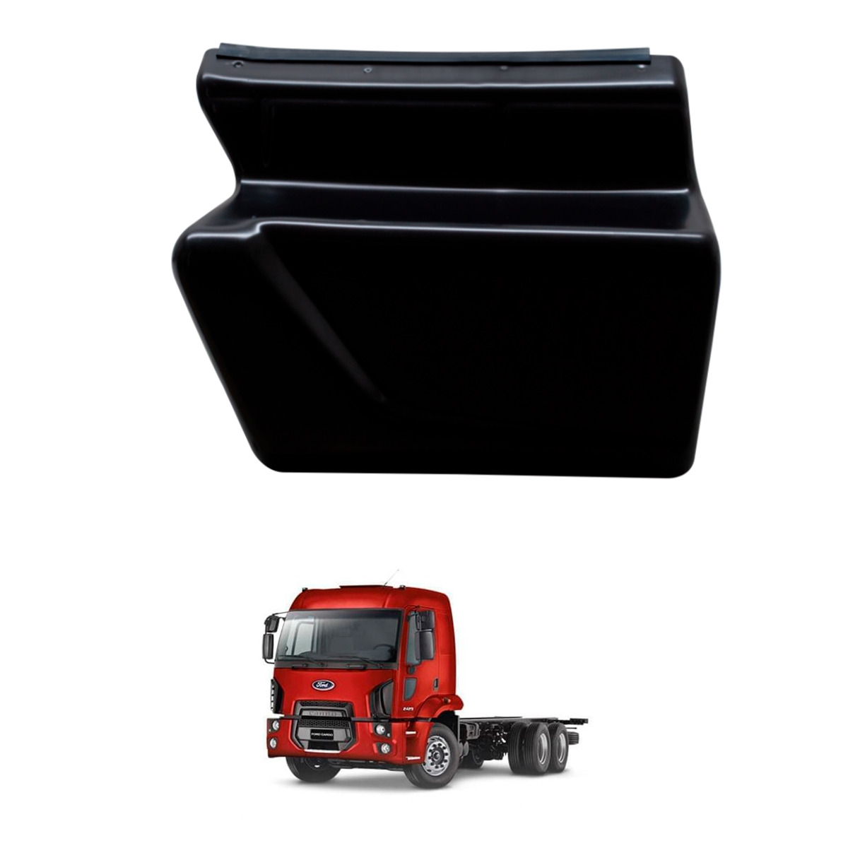 TAPA ESTRIBO DIREITO DEGRAU SUPERIOR FORD CARGO 2429 (30638)