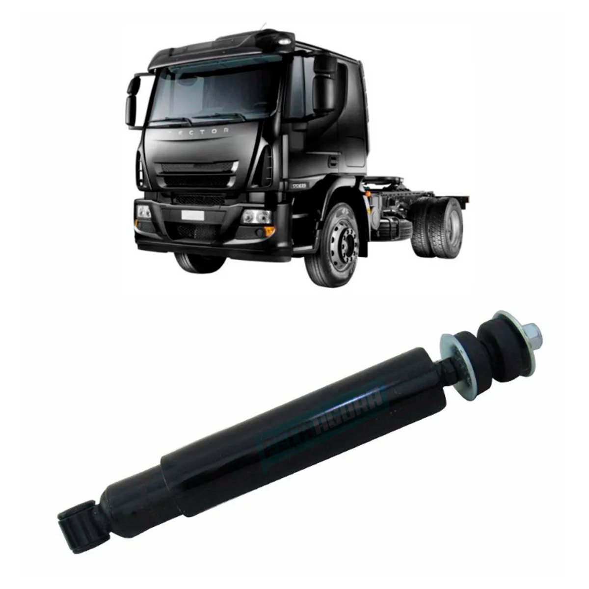AMORTECEDOR TRASEIRO CABINE IVECO TECTOR 150S21 150E21 (5801535831.)