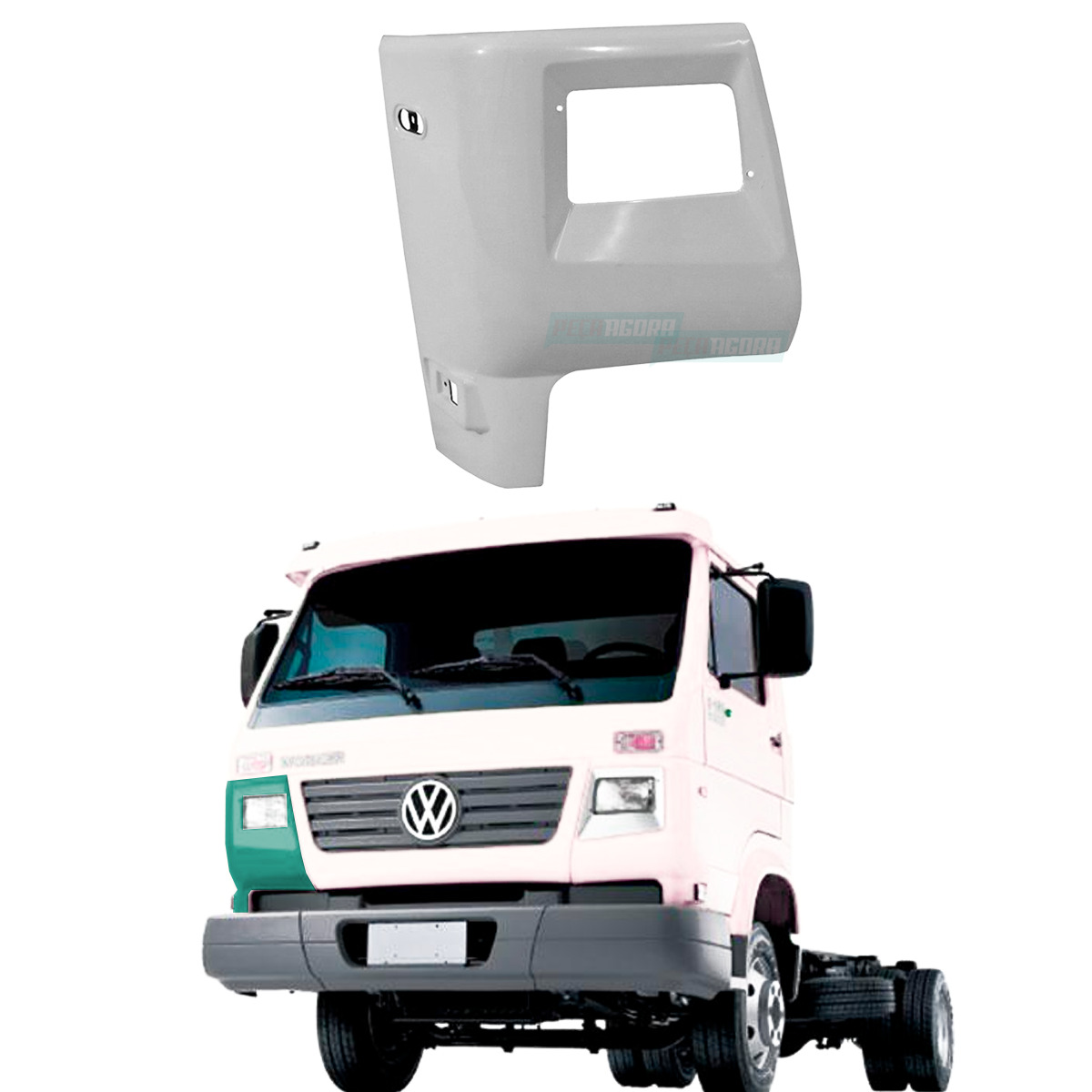 GRADE LATERAL DIREITO VW WORKER 8120 8150 PLASTICO ABS (2R0853656-W50008)