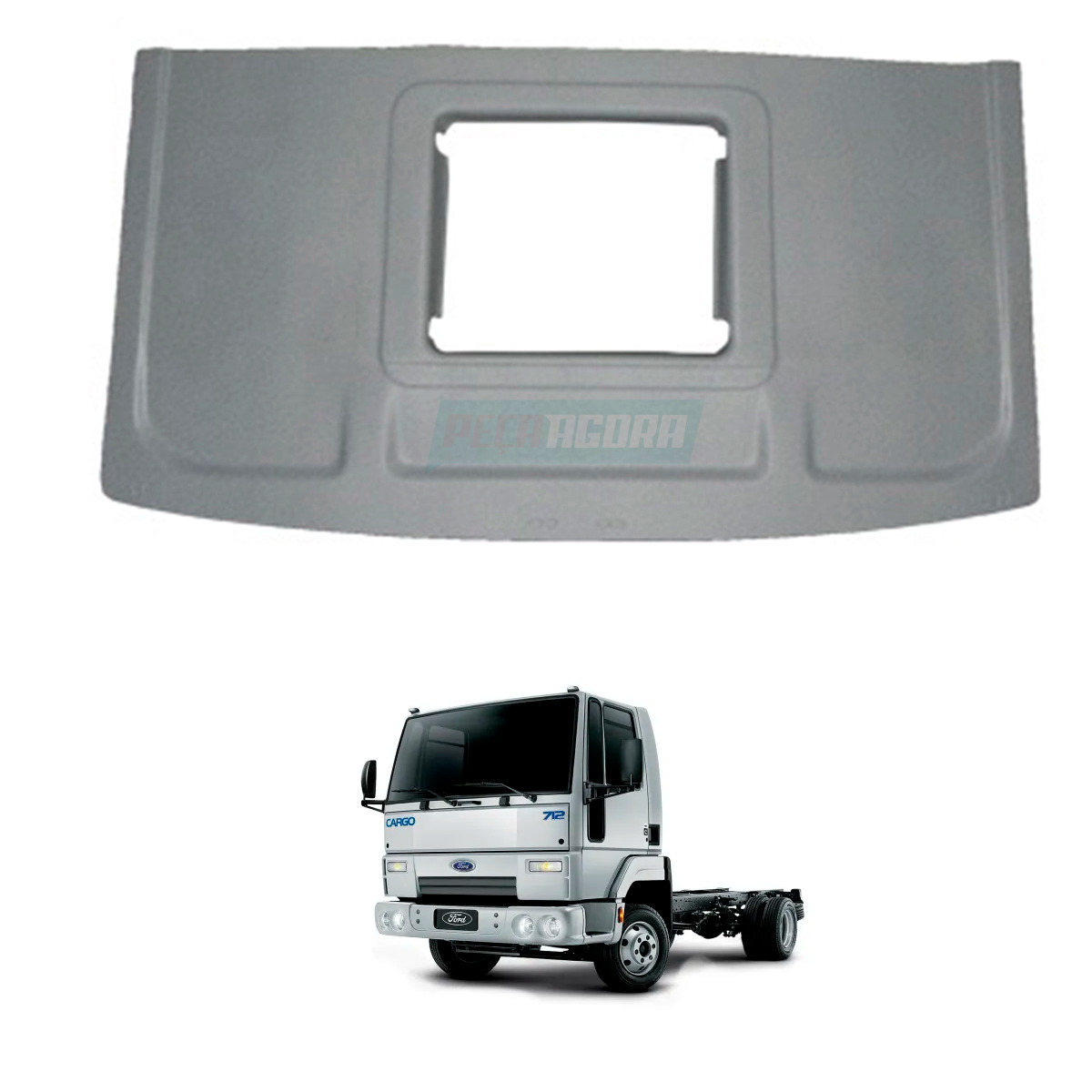 FORRO TETO CINZA VINIL FORD CARGO 712 814 815 915 815E 1317E 1517E 1717E 1722E 2