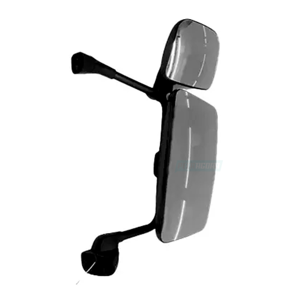 ESPELHO RETROVISOR MANUAL DIREITO SCANIA SERIE 4 SERIE 5 PGR SEM DESEMBACADOR CO