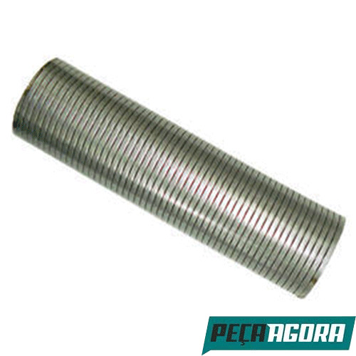 TUBO FLEXIVEL ESCAPE INOX MB 1938 BICUDOS SEM ABRACADEIRA 127X430MM MERCEDES BEN