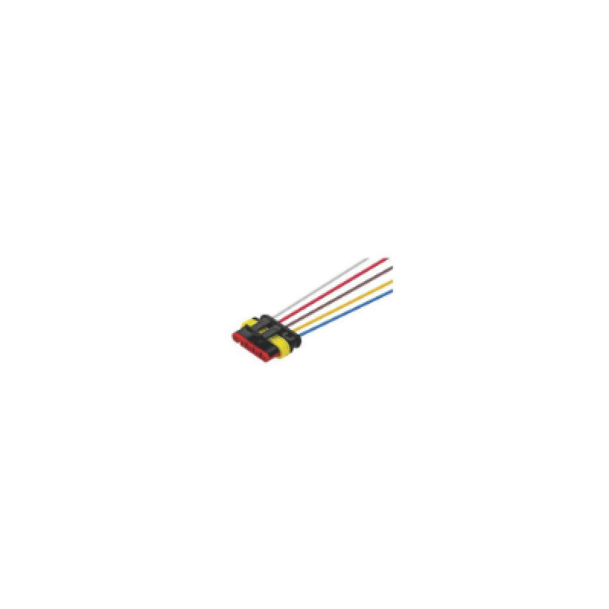 CHICOTE LANTERNA COM CONECTOR 5 VIAS SELADO UNIVERSAL IVA (462218)