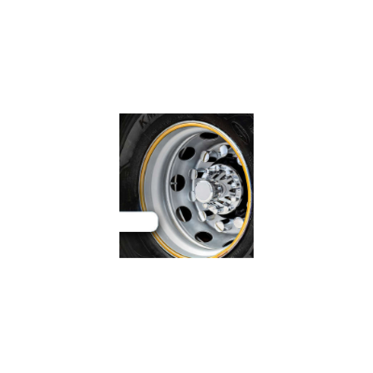 ARO BORDA DA RODA 17,5" INOX CROMADO JETTA (465466)