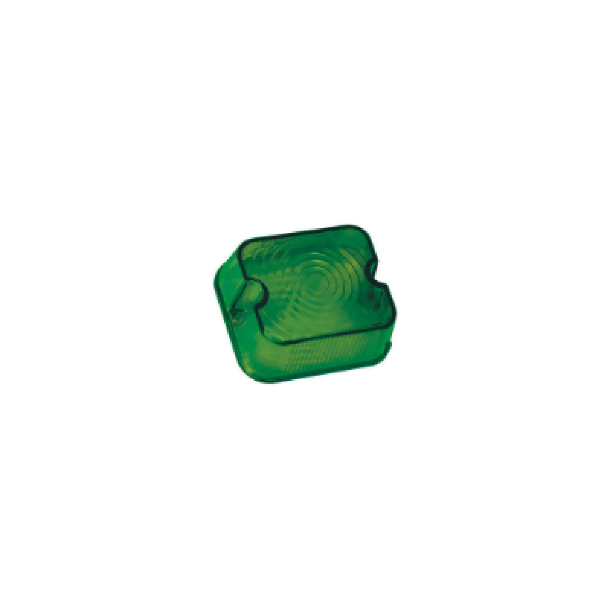 LENTE UNIVERSAL RETANGULAR ACRILICO LANTERNA PL0902 - VERDE PL0903 (460571])