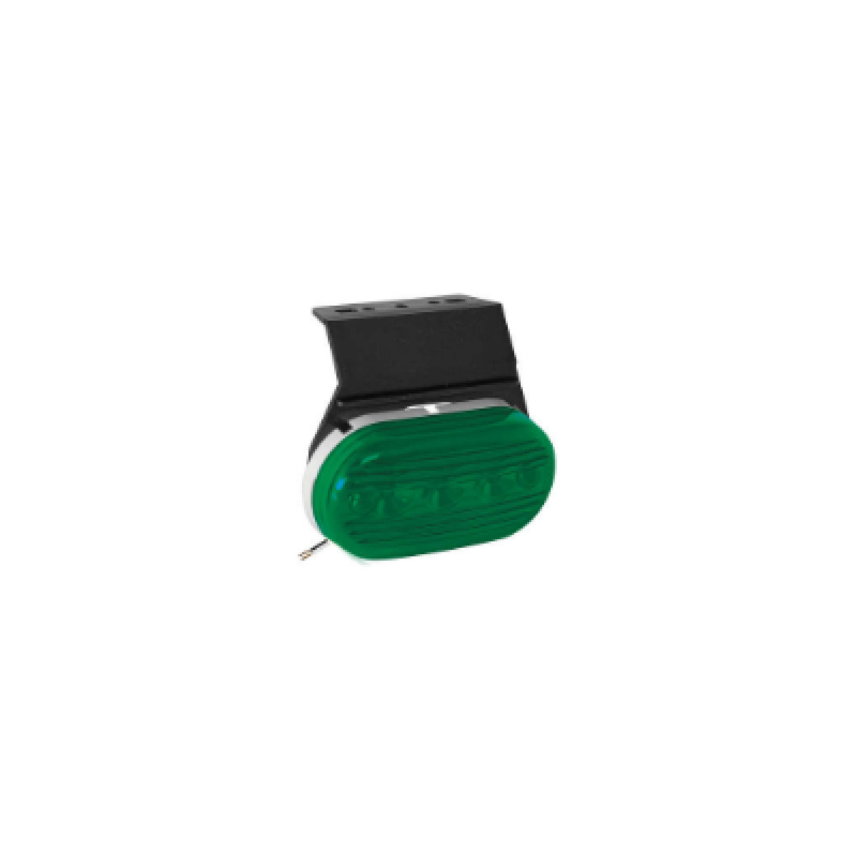 LANTERNA LATERAL BAU OVAL LED ACRILICO COM SUPORTE - VD PRADOLUX PL0904 (460495]