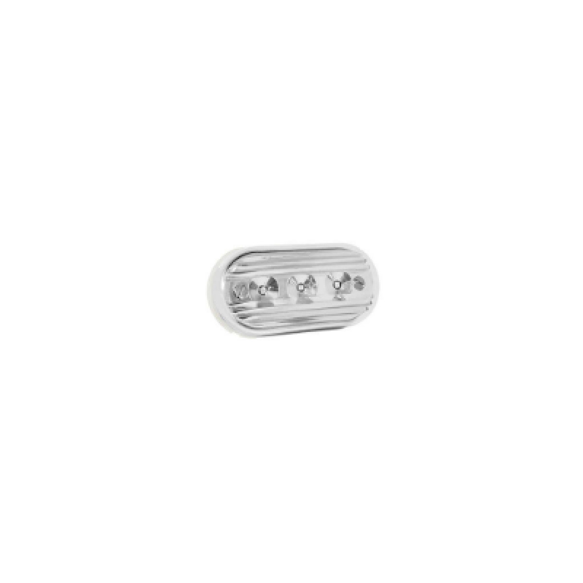 LANTERNA LATERAL BAU OVAL LED ACRILICO - CR PRADOLUX PL0904 (460489])
