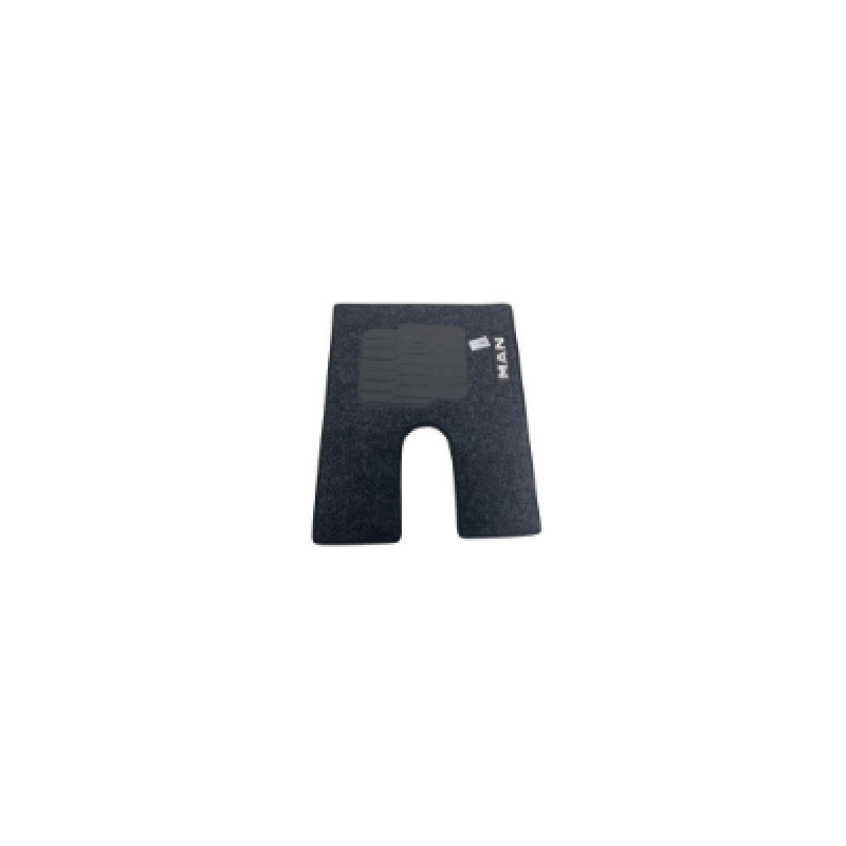 TAPETE CARPETE MOTORISTA 50X60 C/LOGO MAN CINZA PREMIUM (460220])