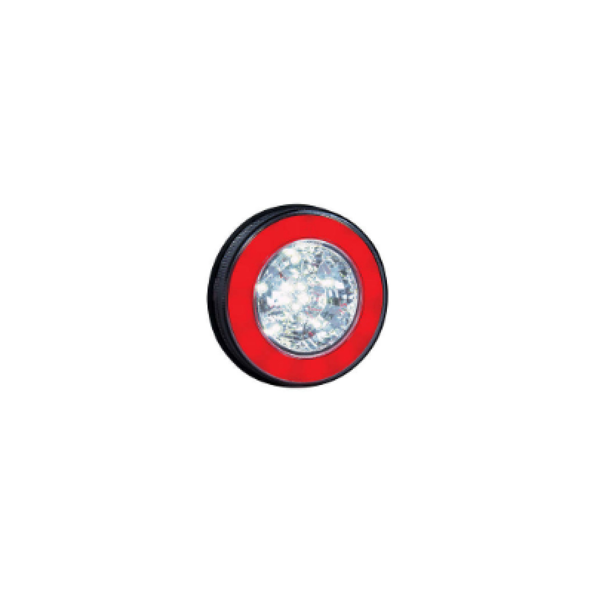 LANTERNA TRASEIRA LEDS 2 FUNCOES POSICAO/RE 12V HALO LIGHT VM/CR (460595])