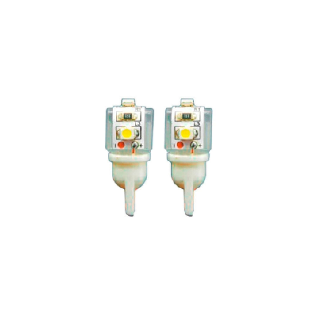 PAR LAMPADA IMPORTADA LED ESMAGADA 12V 03 LEDS BRANCO (427230)