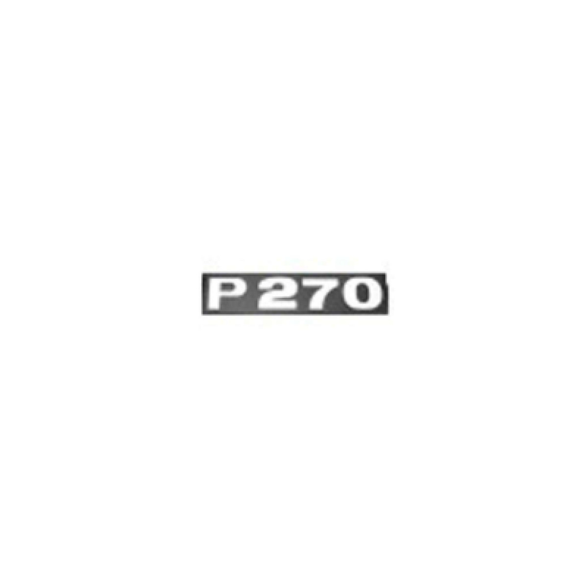 EMBLEMA PLASTICO GRADE ORIGINAL PARA SCANIA SERIE 4 ''P270'' (1724036)