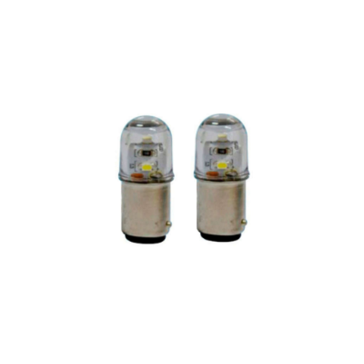 PAR LAMPADA IMPORTADA LED 1034 12V 03 LEDS BRANCO (PAR) (435240)