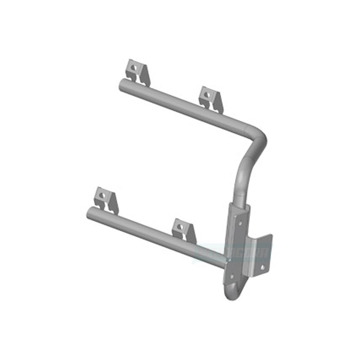 SUPORTE PARALAMA TRASEIRO ESQUERDO FORD NOVO CARGO 1317 4X2 1517 4X2 1717 4X2 24