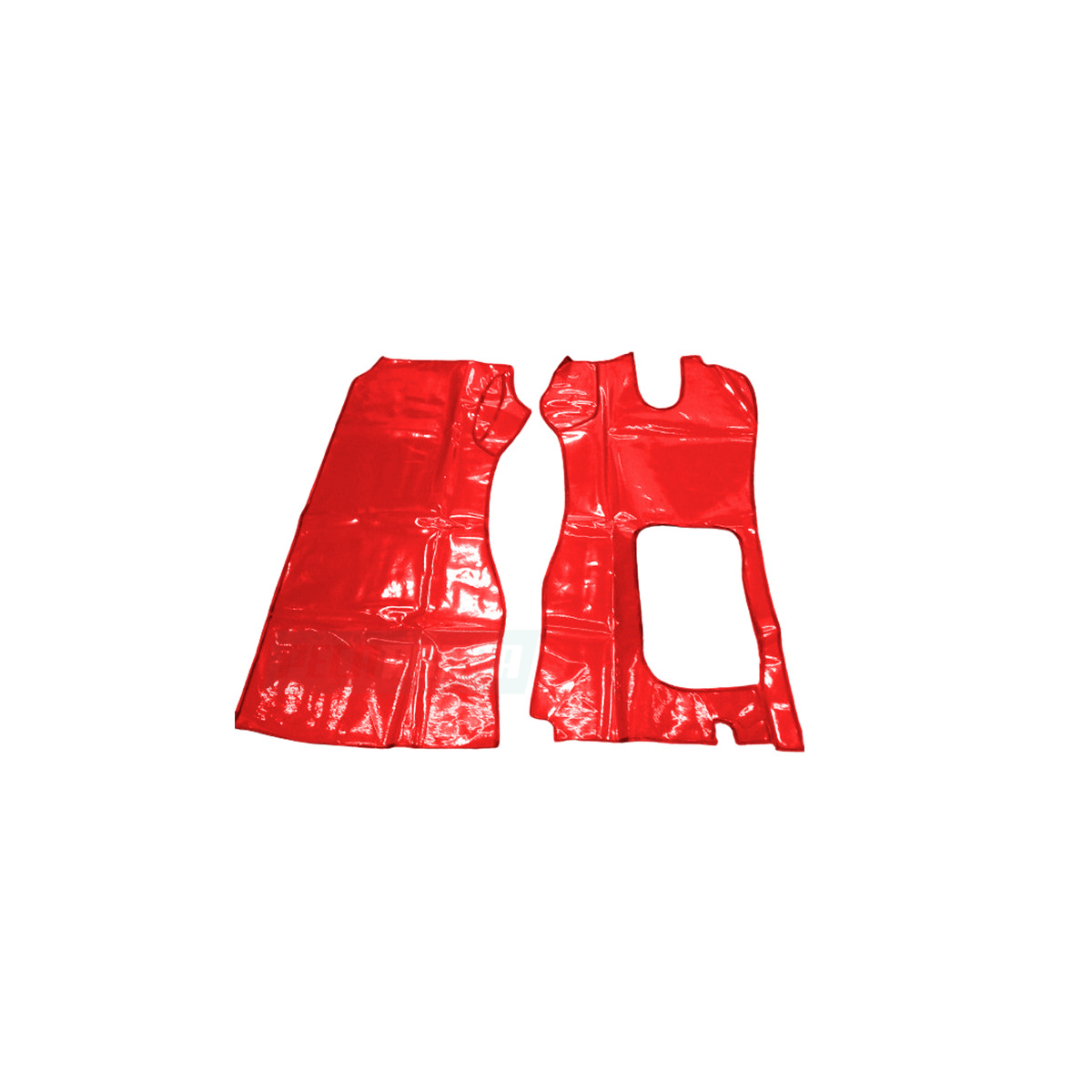 TAPETE VINIL VERMEHO SEM RECORTE DO BANCO CARONA PARA SCANIA 114 124 CARA CHATA 