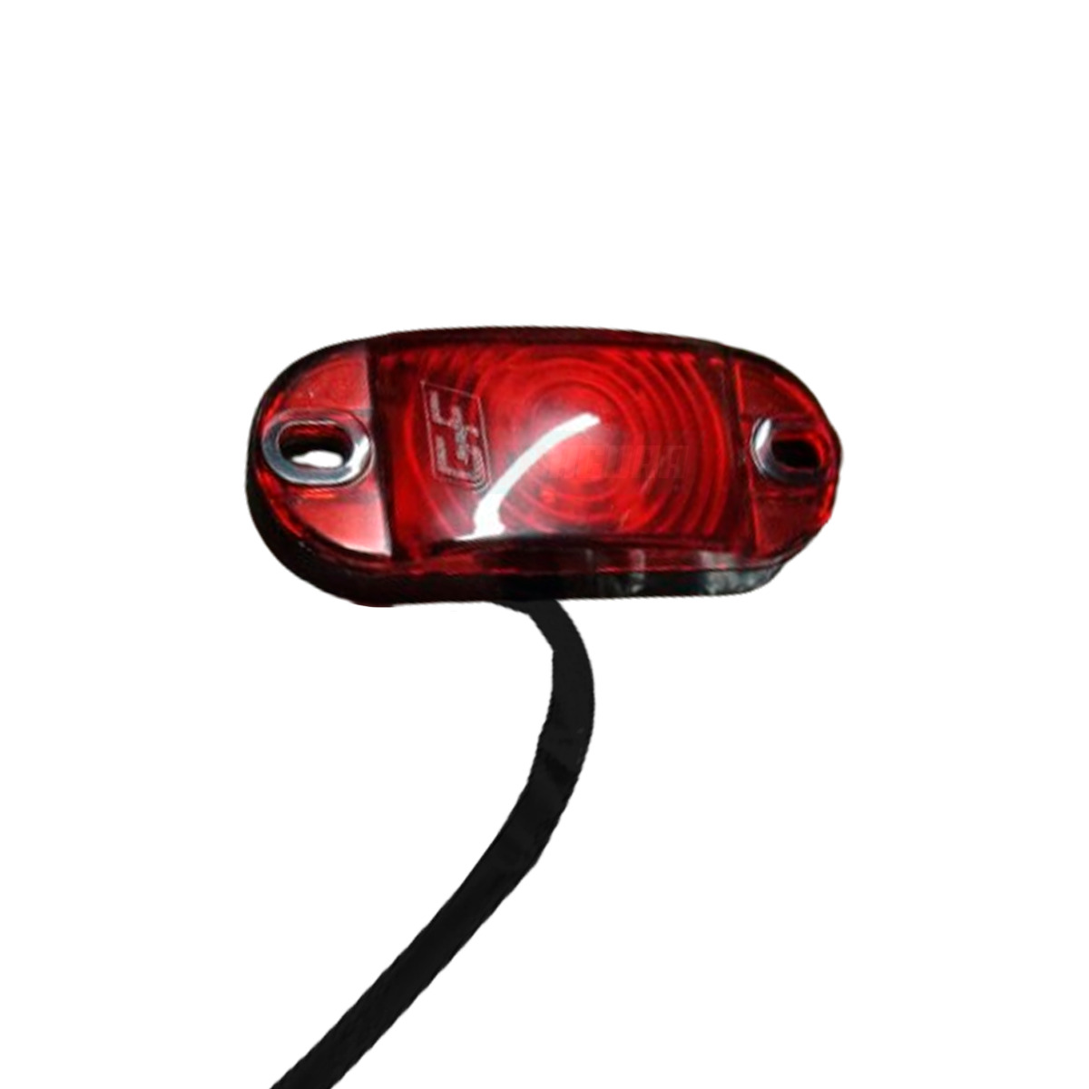 LANTERNA TOPO BAU LED COM FIO BIVOLT VERMELHA (GF7.217VM)