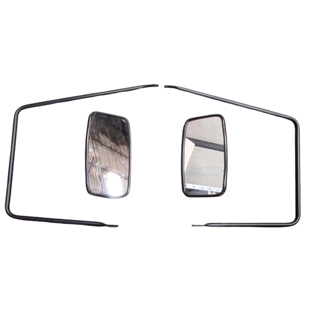 PAR ESPELHO RETROVISOR FORD F6000 F11000 F14000 1972 A 1992 PLANO	 (87TU17682A-8