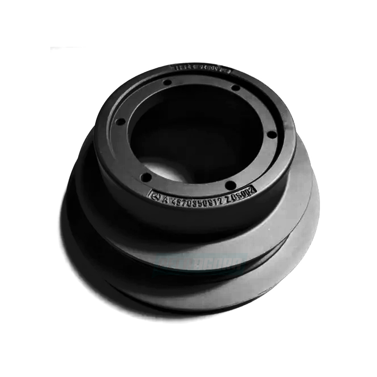 POLIA AUXILIAR VIRABREQUIM MB O 500 MOTOR OM 457 (4570350912-)