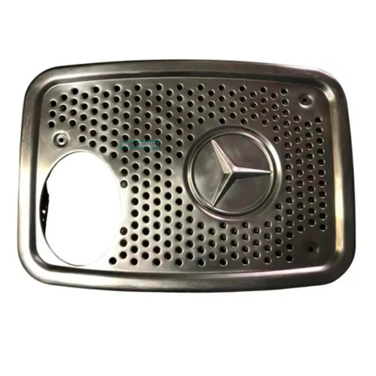 CHAPA DEFLETORA SILENCIOSO 63X44MM MB AXOR ACTROS (9424922830)